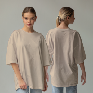 WOMEN'S T-SHIRT (CREAME) | Women's Oversize T-shirt | Retro Store