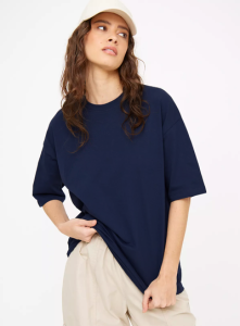 WOMEN'S T-SHIRT (NAVY) | Women's Oversize T-shirt | Retro Store