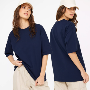 WOMEN'S T-SHIRT (NAVY) | Women's Oversize T-shirt | Retro Store