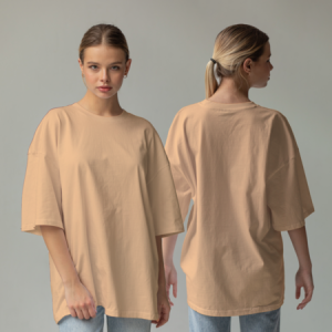 WOMEN'S T-SHIRT (ORANGE) | Women's Oversize T-shirt | Retro Store