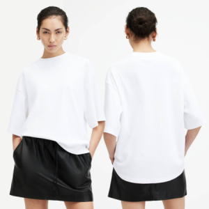 WOMEN'S T-SHIRT (WHITE) | Women's Oversize T-shirt | Retro Store