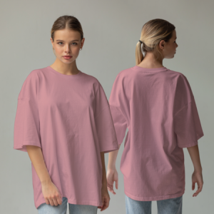 WOMEN'S T-SHIRT (PLUM) | Women's Oversize T-shirt | Retro Store