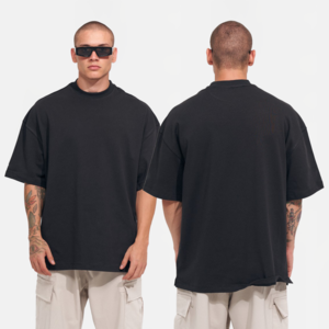 MEN'S OVERSIZE T-SHIRT (BLACK) | Men's Oversize T-shirt | Retro Store