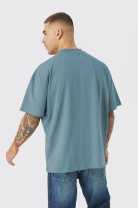 MEN'S OVERSIZE T-SHIRT (BLUE SURF) | Men's Oversize T-shirt | Retro Store
