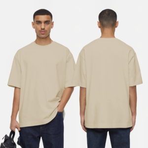 MEN'S OVERSIZE T-SHIRT (CREAM) | Men's Oversize T-shirt | Retro Store